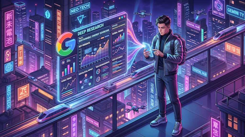 Gemini Deep Research Dashboard Visualization